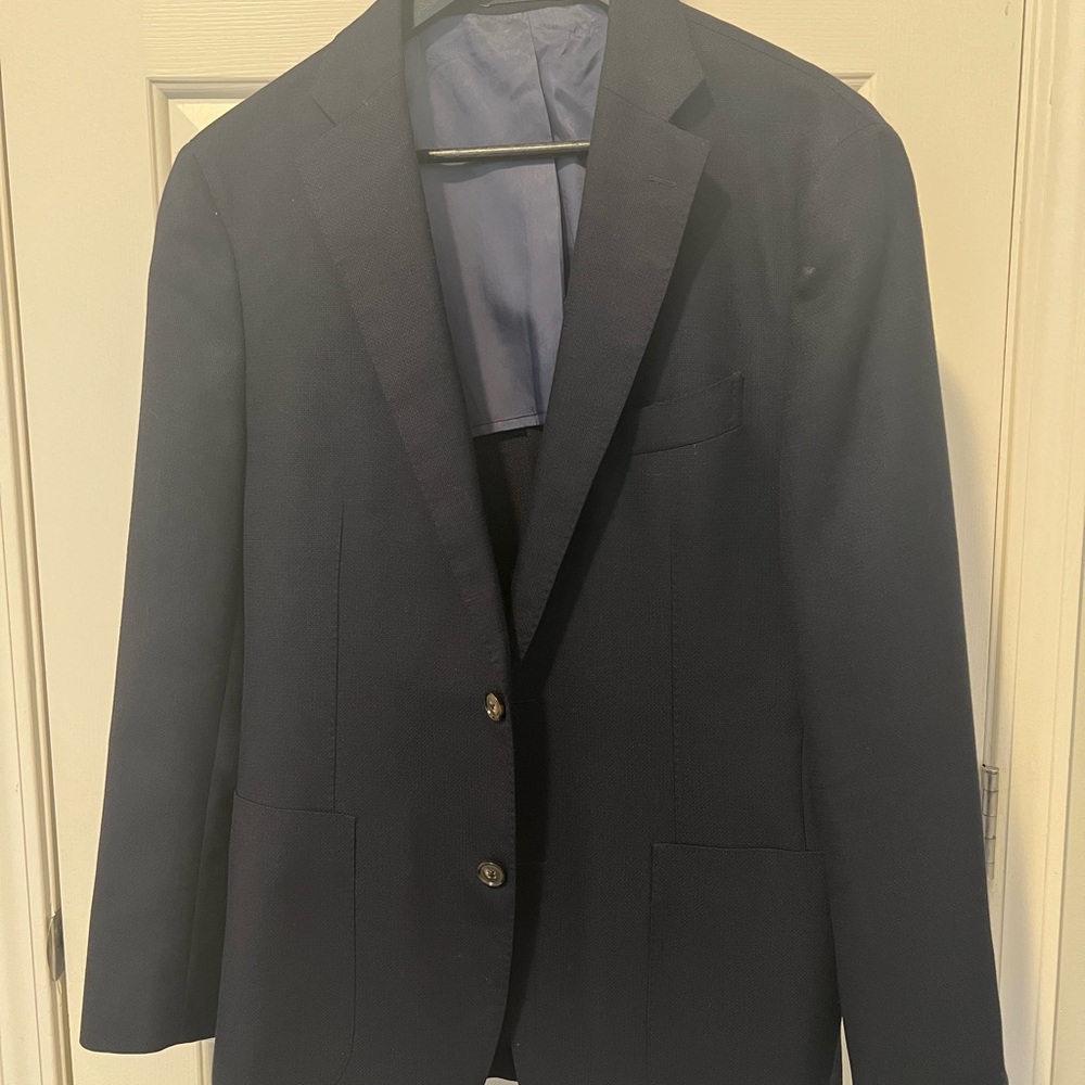 SuitSupply 40R Navy Sport Coat